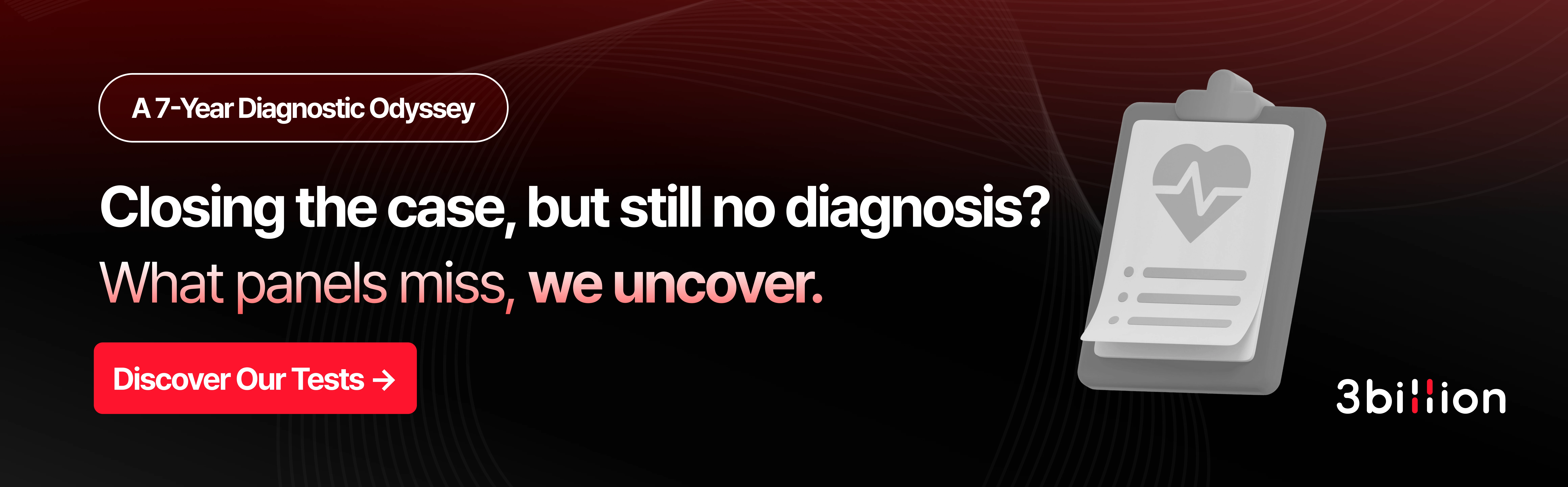 Discover 3billion Genetic Tests